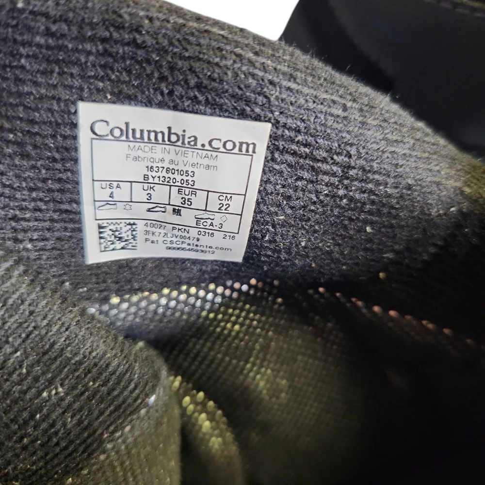 Columbia Gray and Blue Winter Boots Size 4